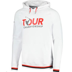 NEW TOUR Championship Barstool Golf Raglan Pullover Hoodie - White Size Large